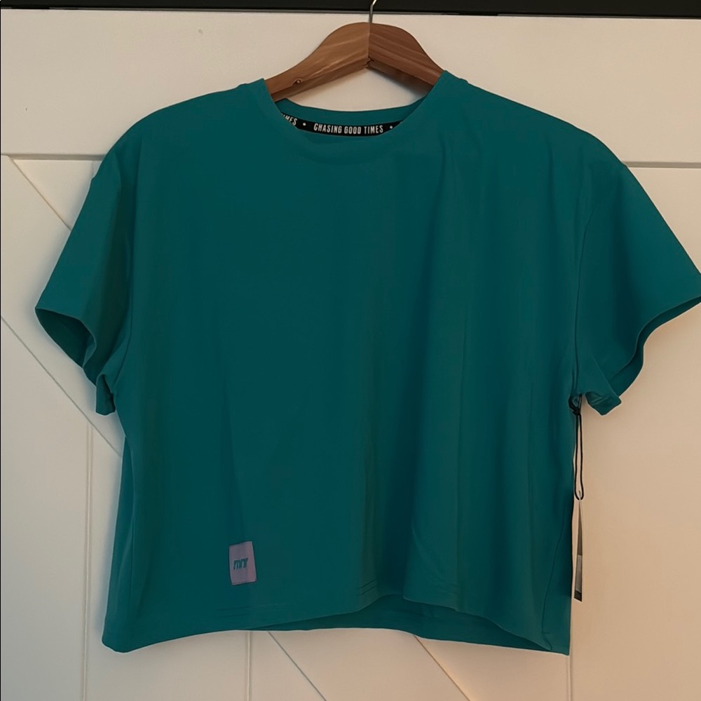 organic cotton RNNR cropped Small boxy T